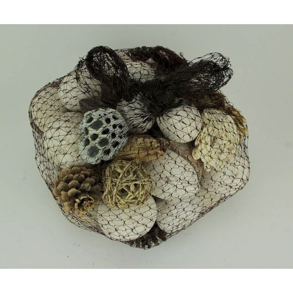 Neutral White Decorative Mushroom Mix Assorted Dried Botanicals In a Bag - Picture 2 of 4